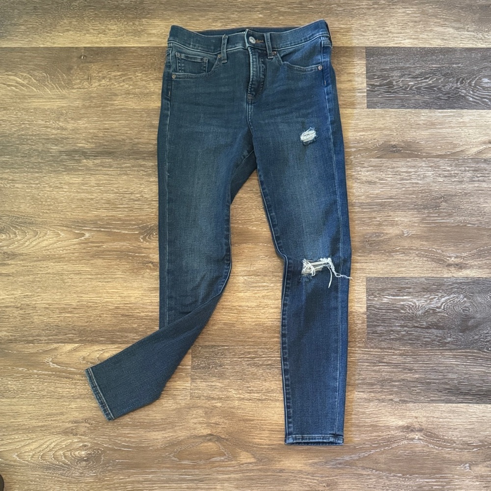 Express Distressed Blue Women's Jeans